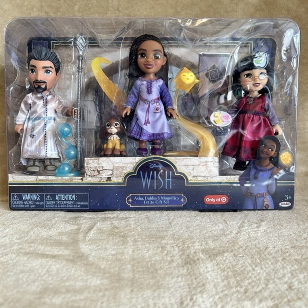 NEW DISNEY WISH Asha, Dahlia & Magnifico Petite Gift‎ Set For Ages 3+